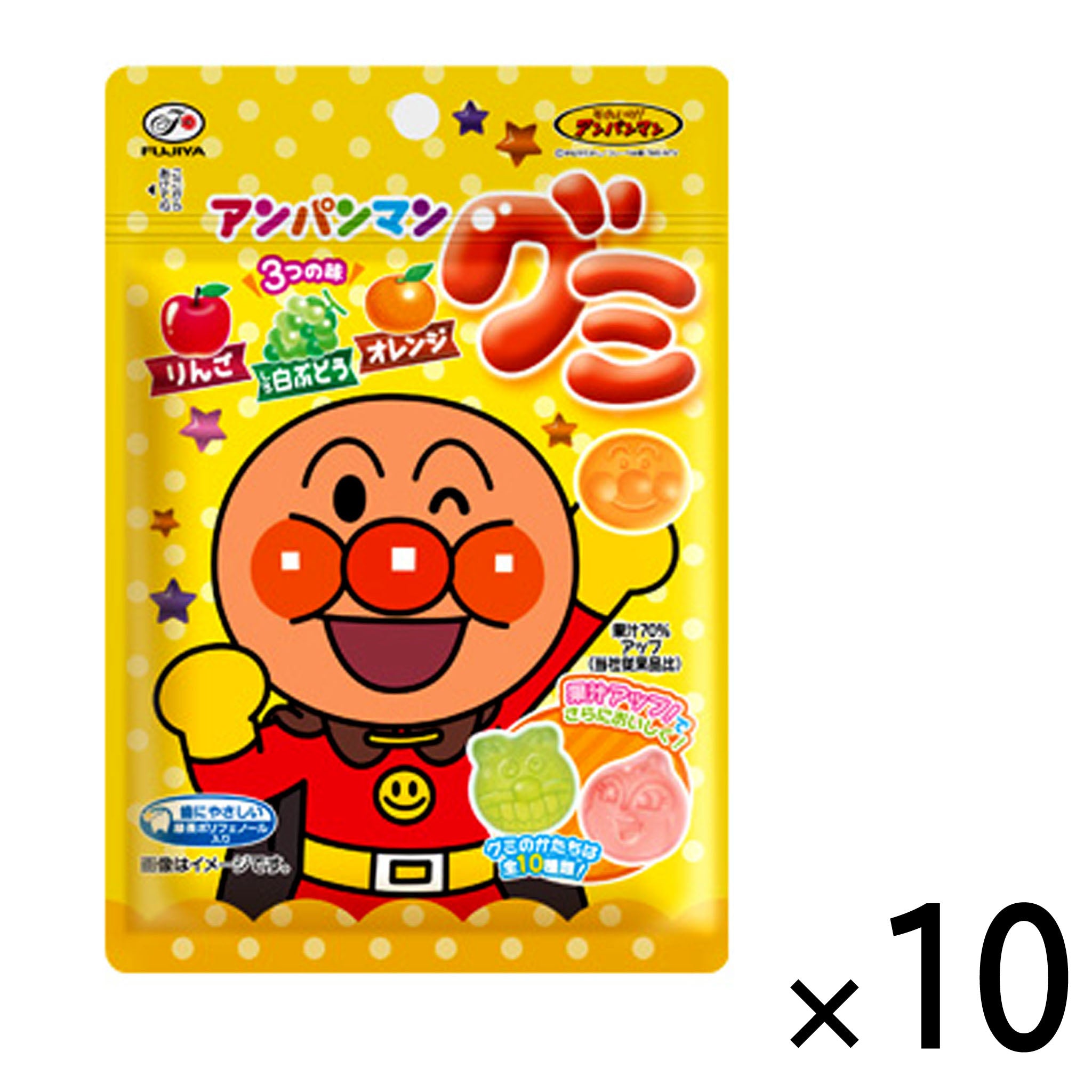 Fujiya Anpanman Gummy【10 Set】